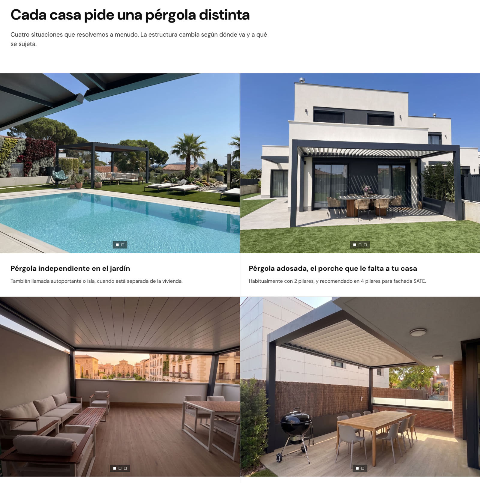 CERCA — A pergola for every home
