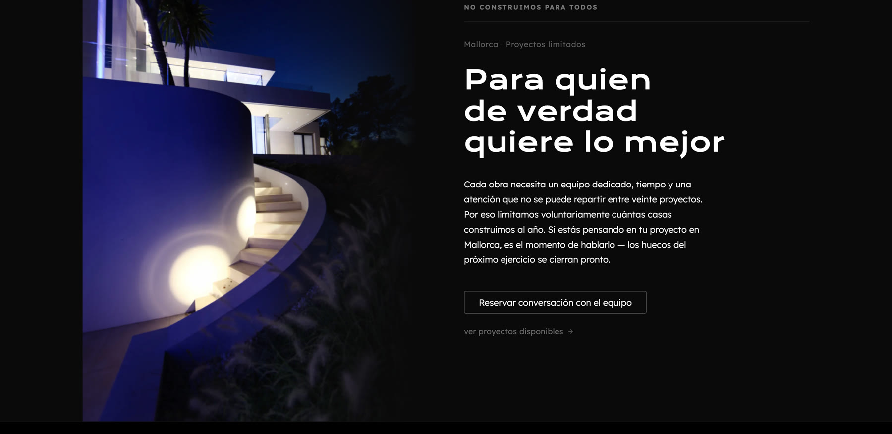 Vivenda — Lead-capture landings — For those who want the best